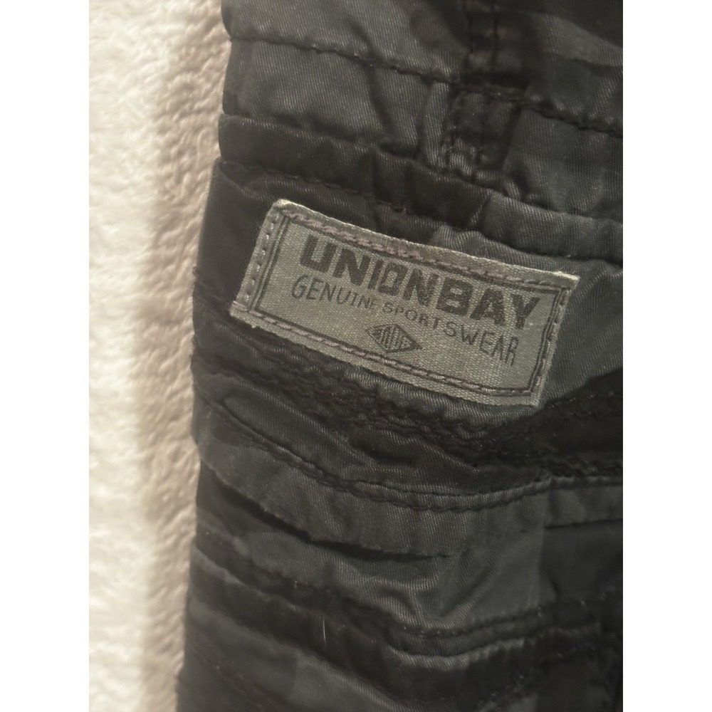 NEW Union Bay Cargo Shorts Y2K Men's 32 Camo Gray Black Tactical Utility - Picture 14 of 15